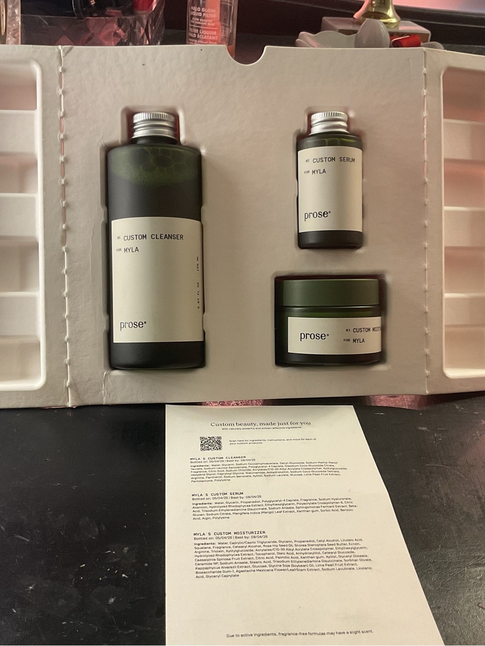 Prose skincare